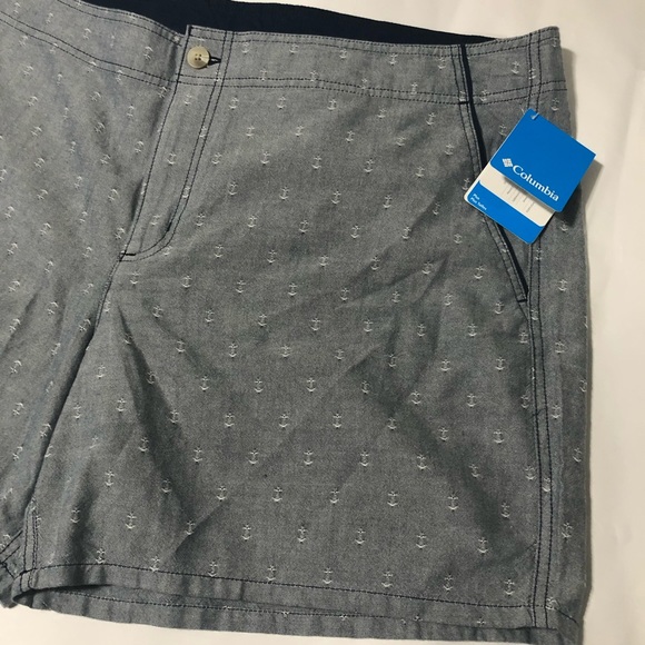 Columbia Pants - Columbia PFG Nautical Shorts Anchors Solar Fade Sz 24 W